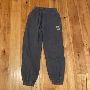 dark blue newport beach sweatpants brandy melville